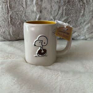 Snoopy Football Mug NWT